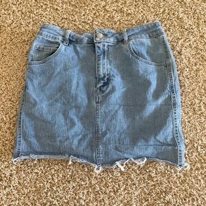 Denim Blue Skirt